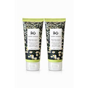 R+Co Super Garden Soothing Scalp Hair Treatment 3 fl oz x2 Duo